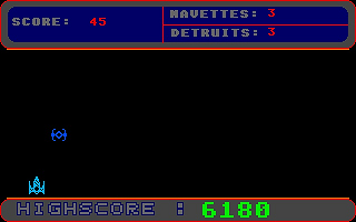 Guerre des Étoiles (La) atari screenshot